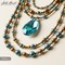 Crystal Lane DIY 22x38mm Teardrop Faceted Crystal Glass Pendants, 1pc